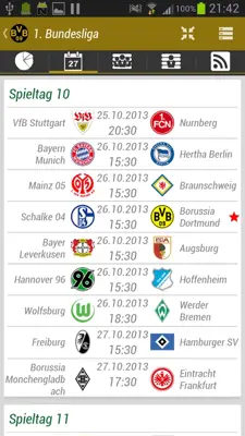 Borussia Dortmund BVB App android App screenshot 2