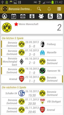 Borussia Dortmund BVB App android App screenshot 3