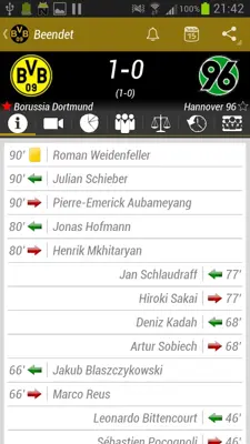 Borussia Dortmund BVB App android App screenshot 5